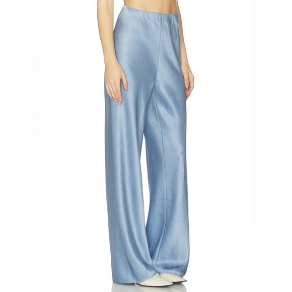 Vince Colette High-Rise Fluid Satin Bias Pant - Picture 3 of 4